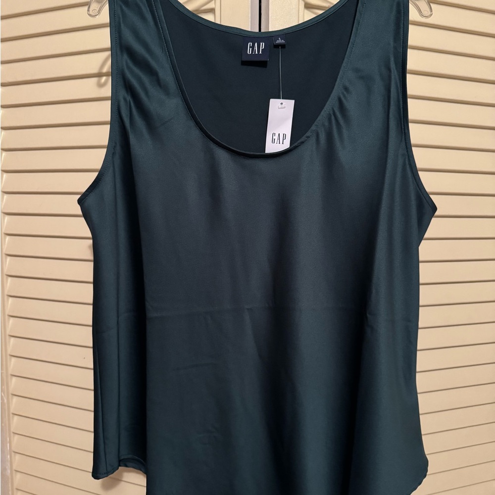 GAP Women's Dark Green Sleeveless Top